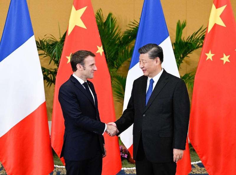 Xi Jinping rencontre le président fran?ais Emmanuel Macron