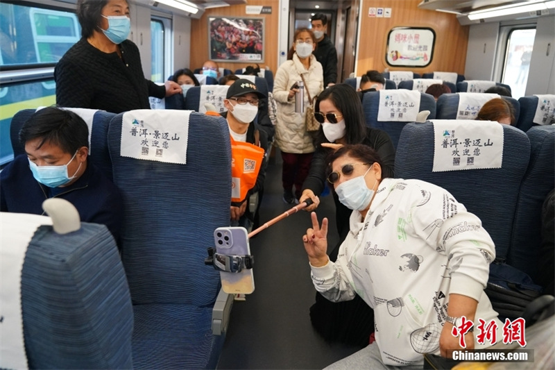 Des trains de grande qualité circulent entre Kunming et Mohan sur le chemin de fer Chine-Laos