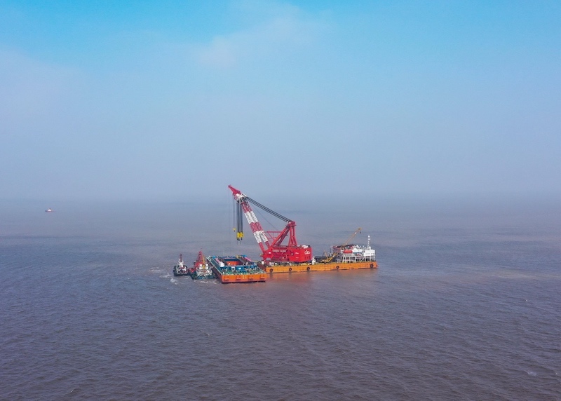 L'épave de l'ancien navire