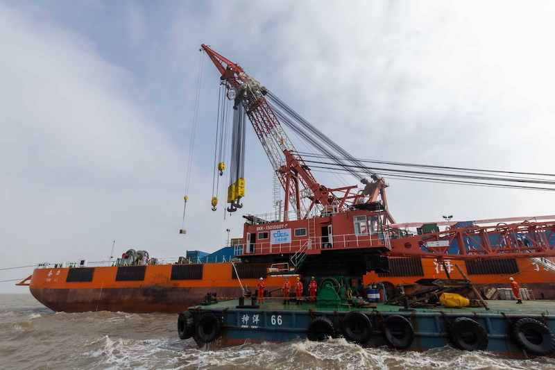 L'épave de l'ancien navire