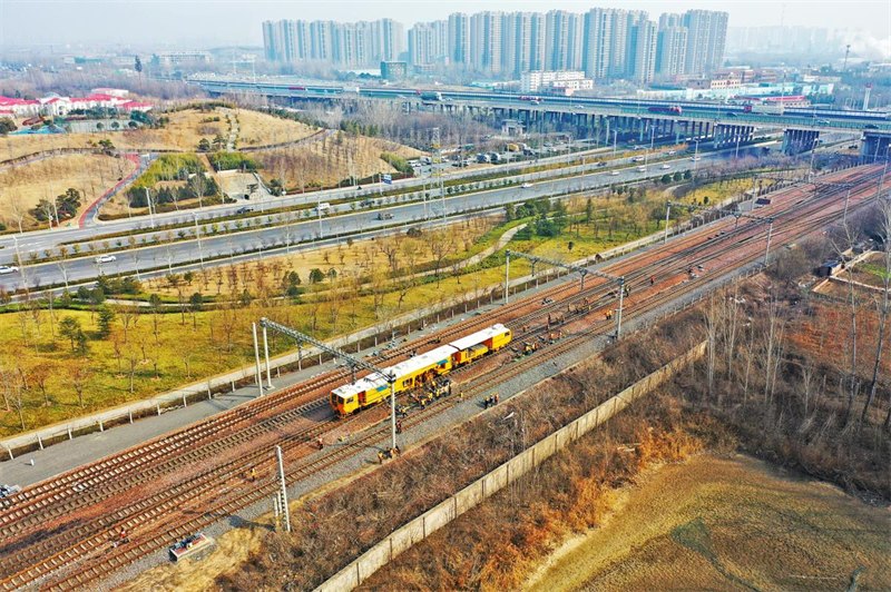 Henan : remise en état centralisée pour assurer la sécurité et le bon fonctionnement du train de fret Chine-Europe
