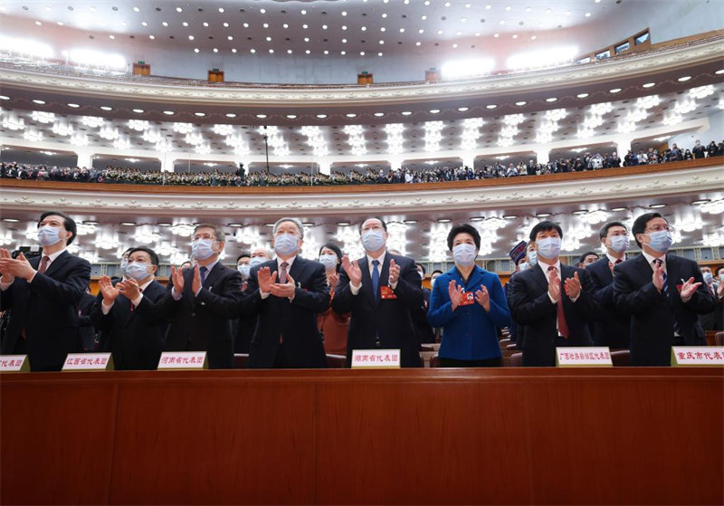 L'organe législatif national chinois tient sa réunion de cl?ture