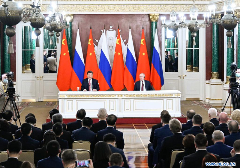 Xi et Poutine cherchent à approfondir le partenariat de coordination stratégique global à l'ère nouvelle