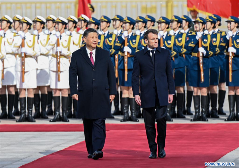 Xi Jinping s'entretient avec le président fran?ais