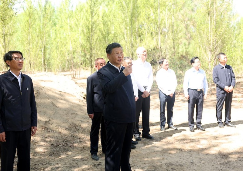 Xi Jinping appelle à des efforts soutenus pour créer de nouveaux miracles dans la lutte contre la désertification