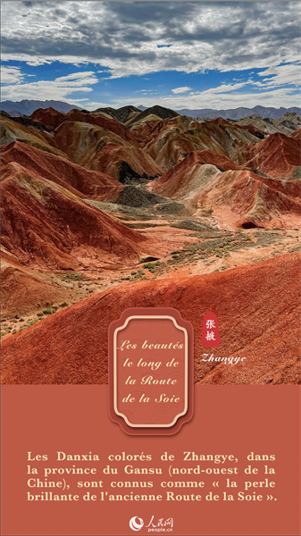 Les beautés le long de la Route de la Soie