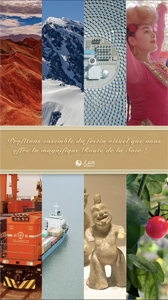 Les beautés le long de la Route de la Soie