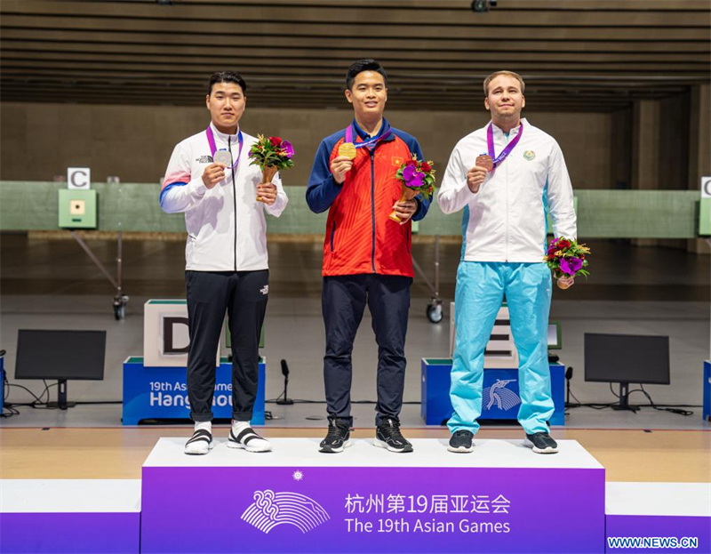 Chine : tir à la carabine à air comprimé de 10 mètres aux 19es Jeux asiatiques