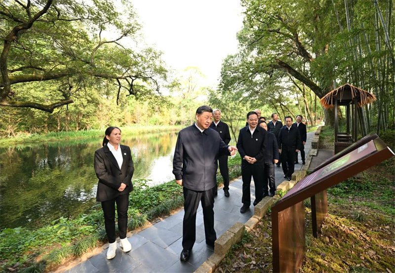 Xi Jinping inspecte Jingdezhen et Shangrao dans la province orientale du Jiangxi