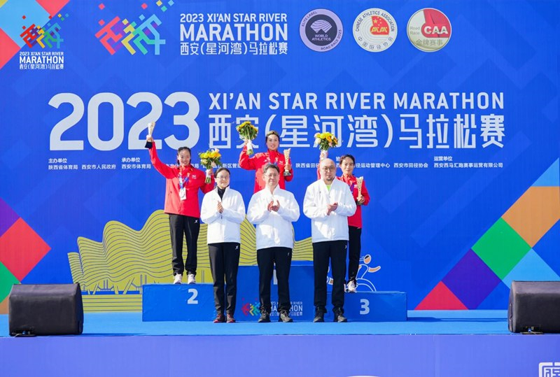 Plein succès pour le marathon international de Xi'an 2023