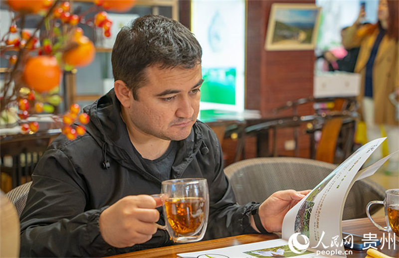 Des journalistes des pays eurasiatiques visitent le Guizhou : le parfum du thé blanc suscite les éloges des journalistes étrangers