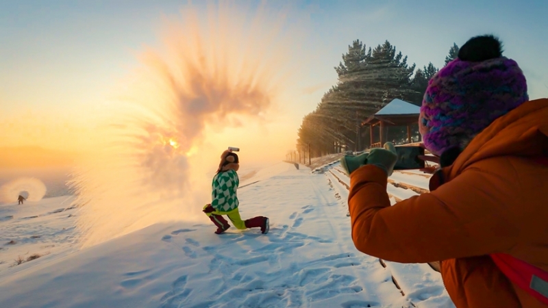 Venez découvrir comment créer un paysage féérique de cristaux de glace !