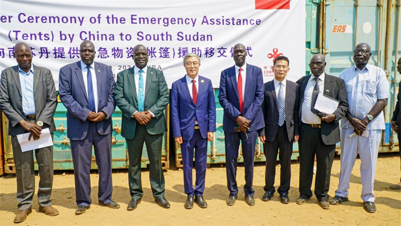 La Chine fait don de tentes au gouvernement sud-soudanais