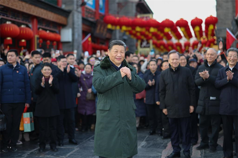 Xi Jinping adresse ses v?ux pour la fête du Printemps à tous les Chinois