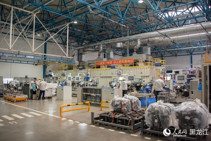 En ce début d'année, la production bat son plein dans les usines du Heilongjiang