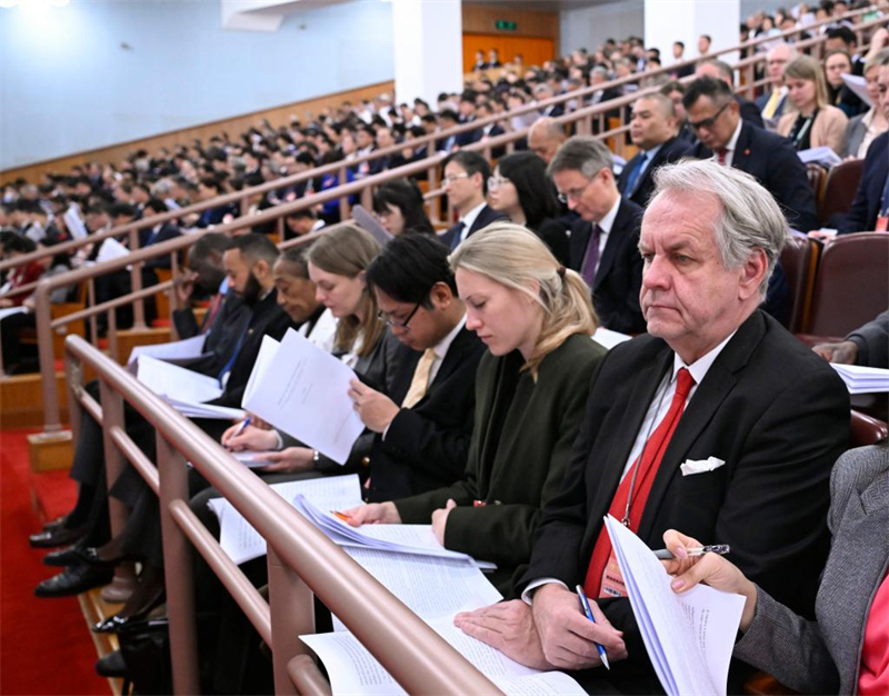 Début de la session annuelle de l'organe législatif national de la Chine