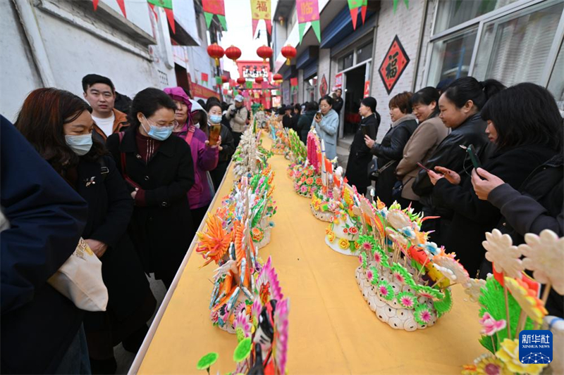 Shanxi : une cérémonie de figurines en pate dans les montagnes du comté de Lan