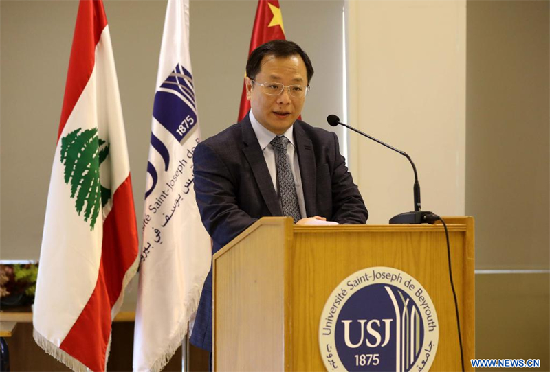 Concours de chinois organisé à Beyrouth, la capitale libanaise