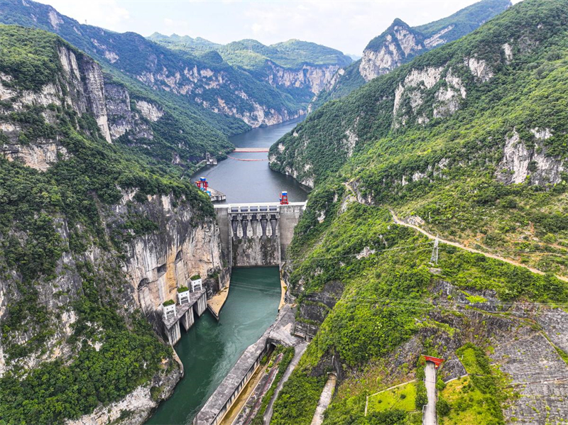 Guizhou : la centrale hydroélectrique de Suofengying, magnifique et pittoresque au c?ur des montagnes