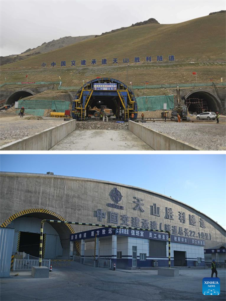 Xinjiang : le plus long tunnel autoroutier du monde bient?t percé