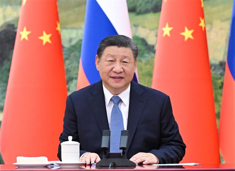 Xi Jinping s'entretient avec Vladimir Poutine, appelant la Chine et la Russie à défendre l'équité et la justice internationales