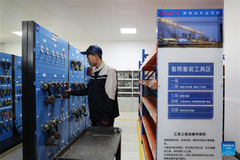 La technologie intelligente utilisée pour la maintenance des trains à grande vitesse de la?fête du Printemps