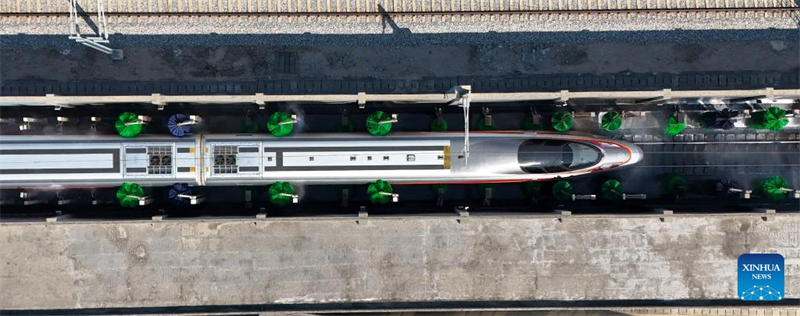 La technologie intelligente utilisée pour la maintenance des trains à grande vitesse de la?fête du Printemps