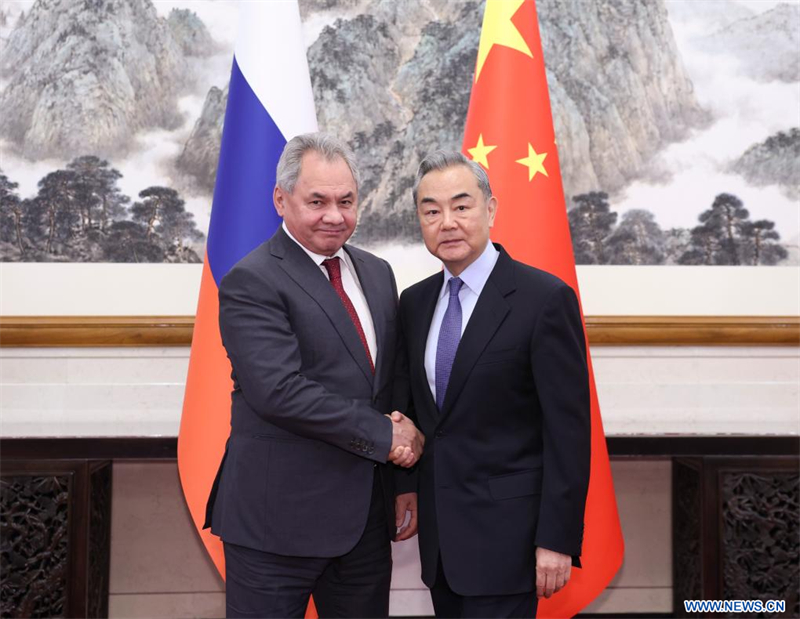 Le plus haut diplomate chinois a eu un dialogue stratégique avec Sergue? Cho?gou à Beijing