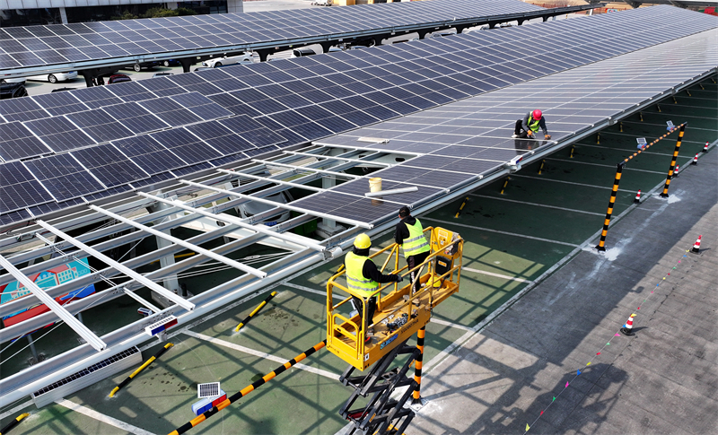 Shandong : à Jinan, un système ? autoroute + photovolta?que ? favorise les émissions ? zéro carbone ?