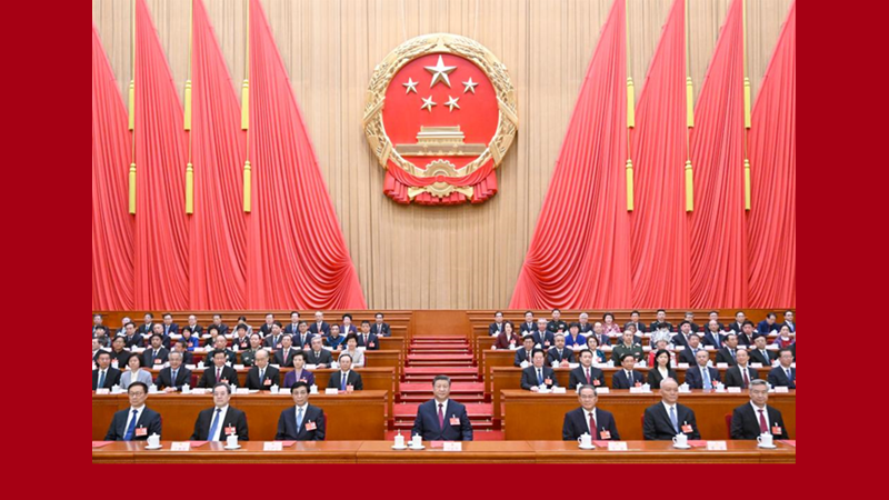 Chine : réunion de cl?ture de la session annuelle de l'organe législatif national