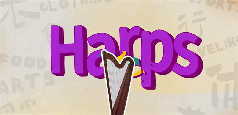 Les cordes de l'éloquence : la langue silencieuse de la harpe