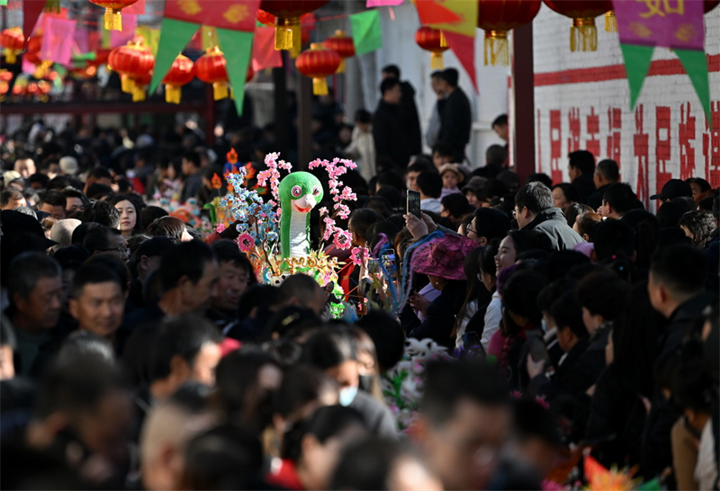 Shanxi : ouverture du Festival de sculpture de pate sur le mont Lüliang à Lancheng