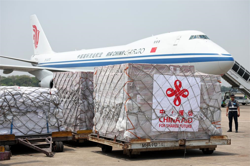 Séisme au Myanmar : arrivée de la deuxième livraison d'aide humanitaire chinoise