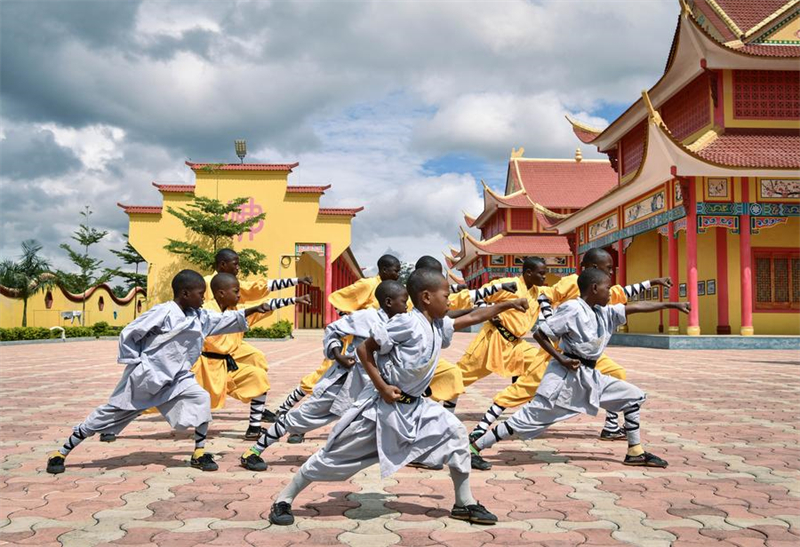 Zambie : centre culturel du temple Shaolin à Lusaka