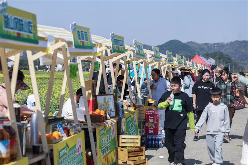 Le tourisme printanier stimule la consommation à travers la Chine