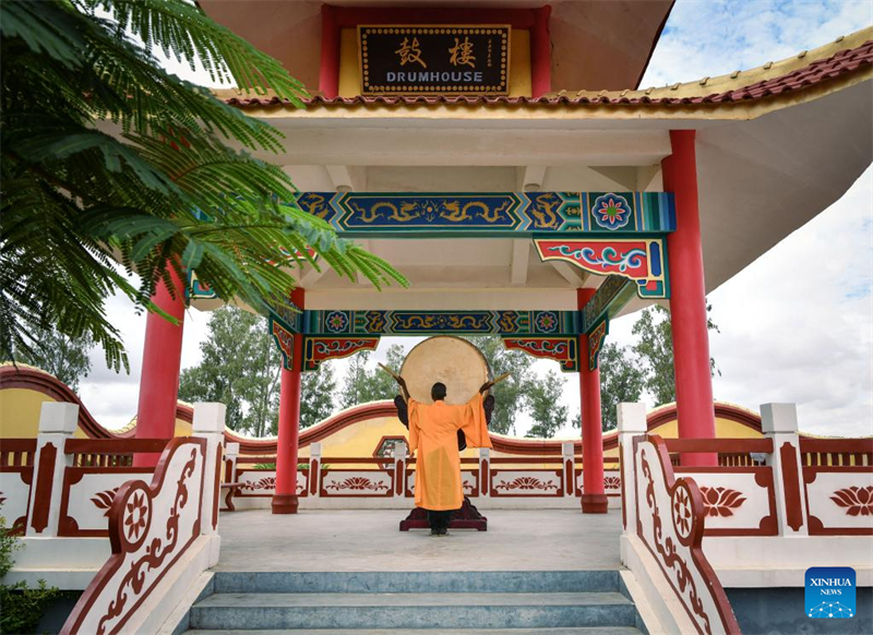 Le centre culturel zambien du temple de Shaolin diffuse la culture chinoise