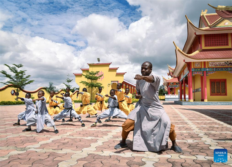 Le centre culturel zambien du temple de Shaolin diffuse la culture chinoise