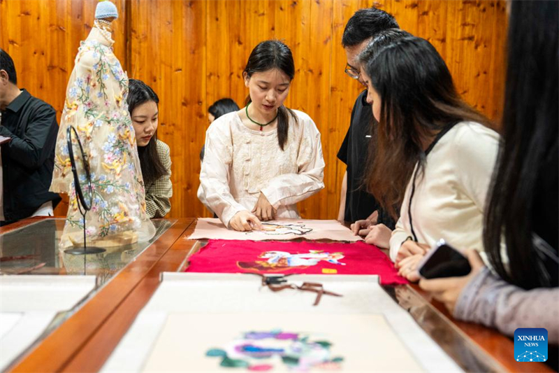 Hunan : une jeune brodeuse injecte une nouvelle vitalité dans l'artisanat traditionnel