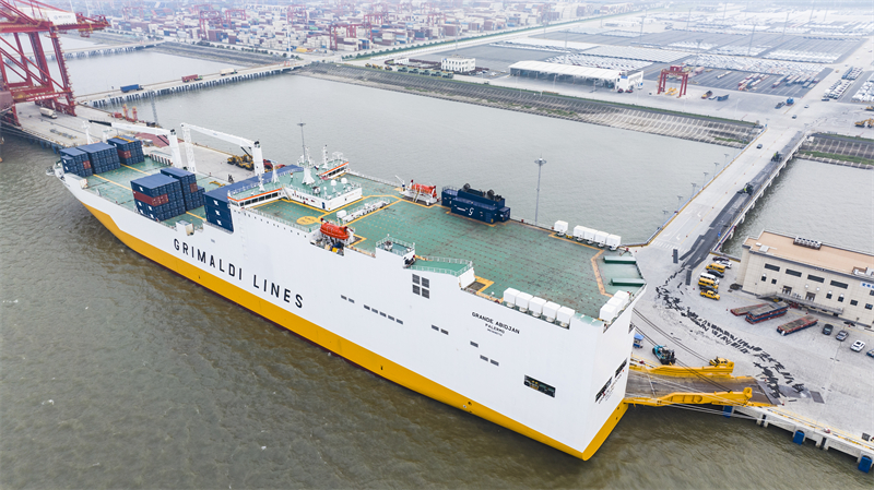 Jiangsu : le port de Suzhou ouvre une route d'expédition intégrée vers l'Afrique depuis Taicang