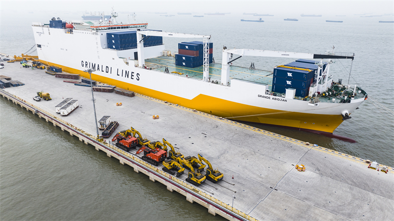 Jiangsu : le port de Suzhou ouvre une route d'expédition intégrée vers l'Afrique depuis Taicang