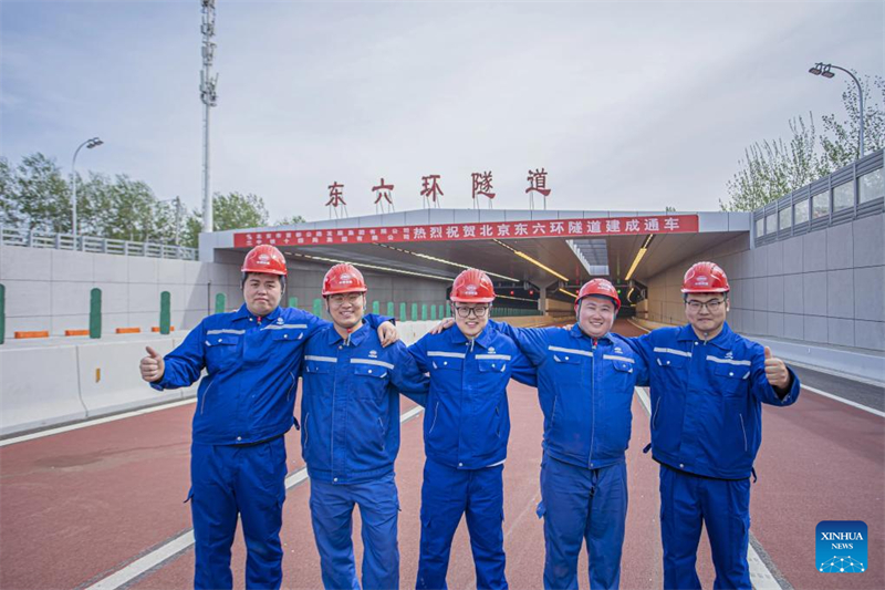 Un projet de rénovation sur le 6e périphérique Est de Beijing ouvert à la circulation