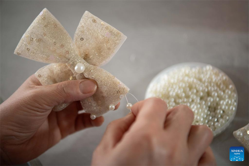 Anhui : un aper?u de l'industrie des robes de mariée à Dingji