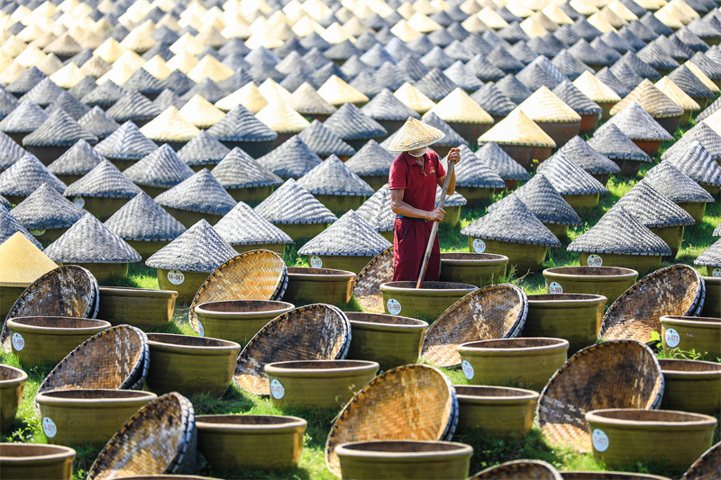 Sichuan : à la découverte de la fabrication de la sauce soja à l'ancienne à Hejiang