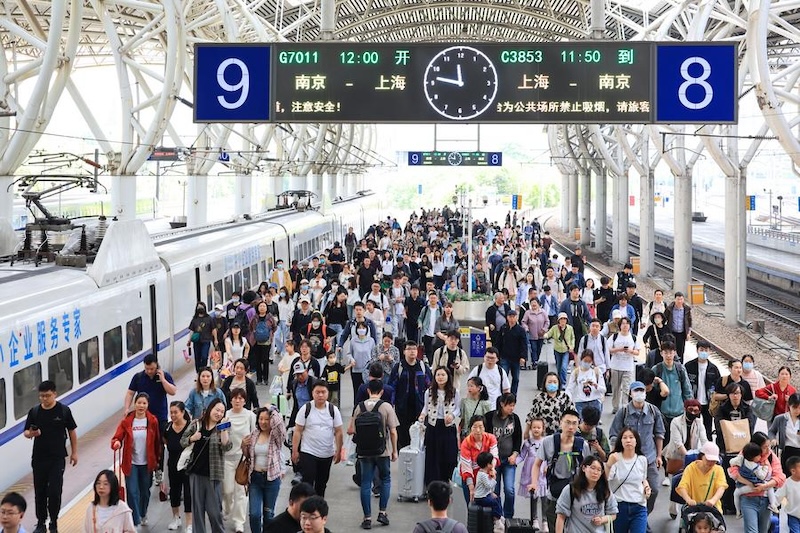 Chine : pic des déplacements pour les vacances du 1er mai