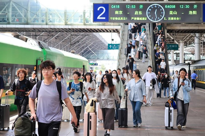 Chine : pic des déplacements pour les vacances du 1er mai