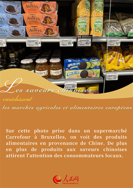 Les saveurs chinoises enrichissent les marchés agricoles et alimentaires européens