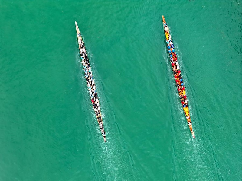 Chine : célébrations de la fête des Bateaux-Dragons au Guizhou