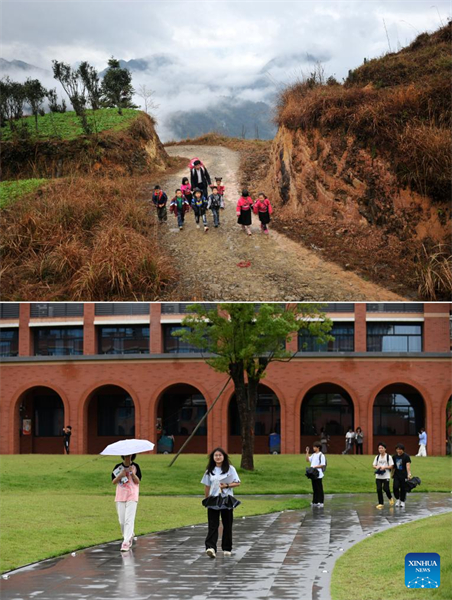 Guangxi : d'une route de montagne à l'université, portée dans un panier sur le dos puis poussée par son rêve