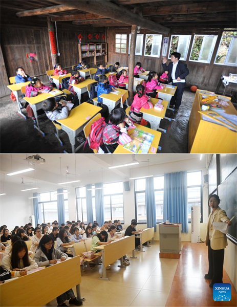 Guangxi : d'une route de montagne à l'université, portée dans un panier sur le dos puis poussée par son rêve