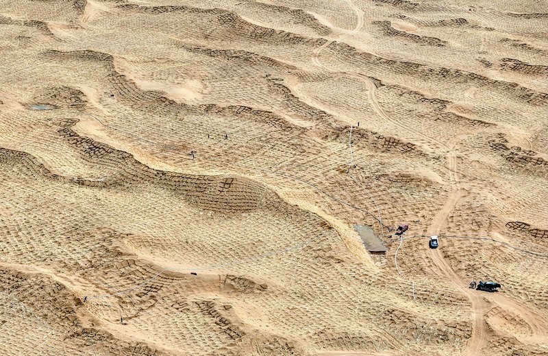 Gansu : Minqin va construire une ceinture verte à bords fermés de 380 km pour renforcer la barrière de sécurité écologique